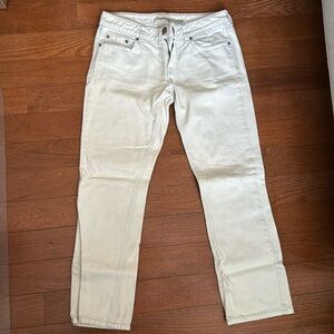 American Eagle Cream Jeans